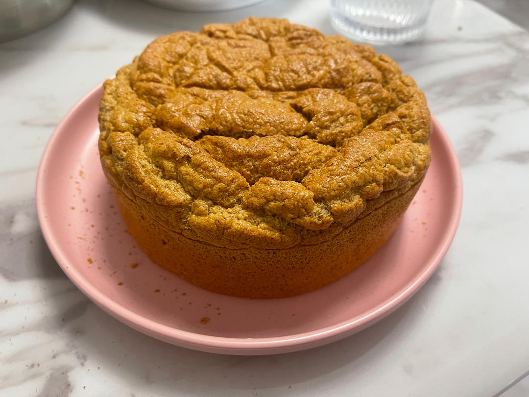 无油无糖全麦戚风蛋糕