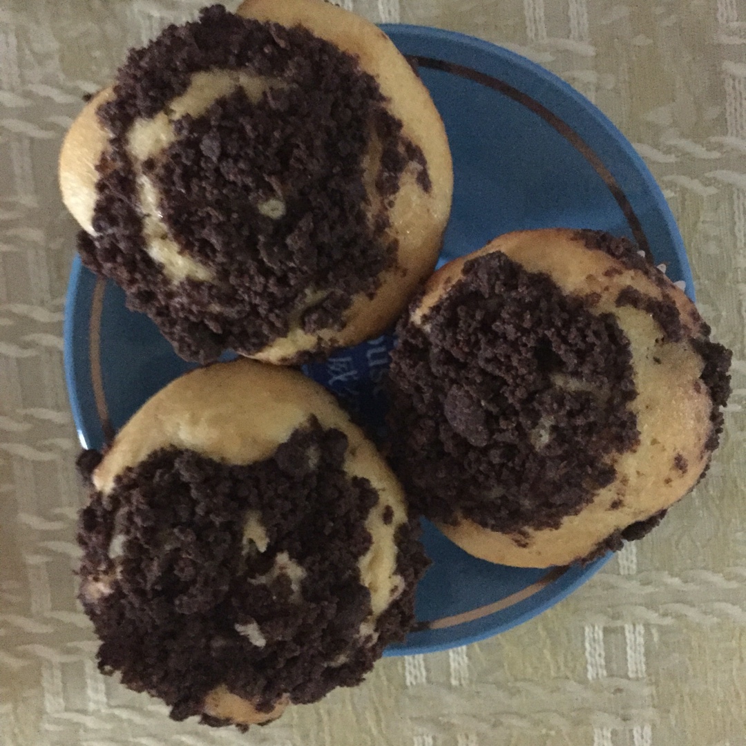 巧克力酥顶玛芬蛋糕 Choc Chip Muffins