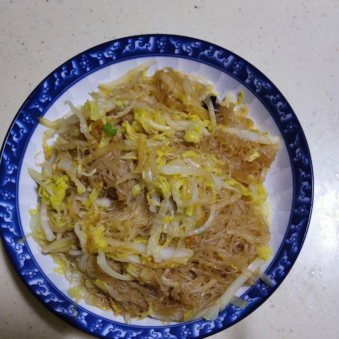 大白菜炒粉丝