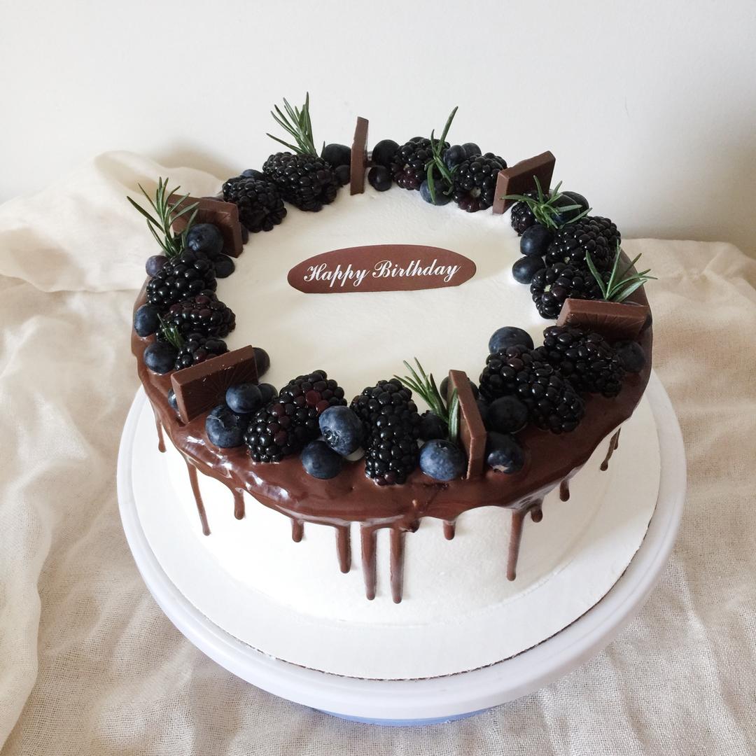 蛋糕淋面之一：甘那许淋面（详细解答淋面太稠的问题）