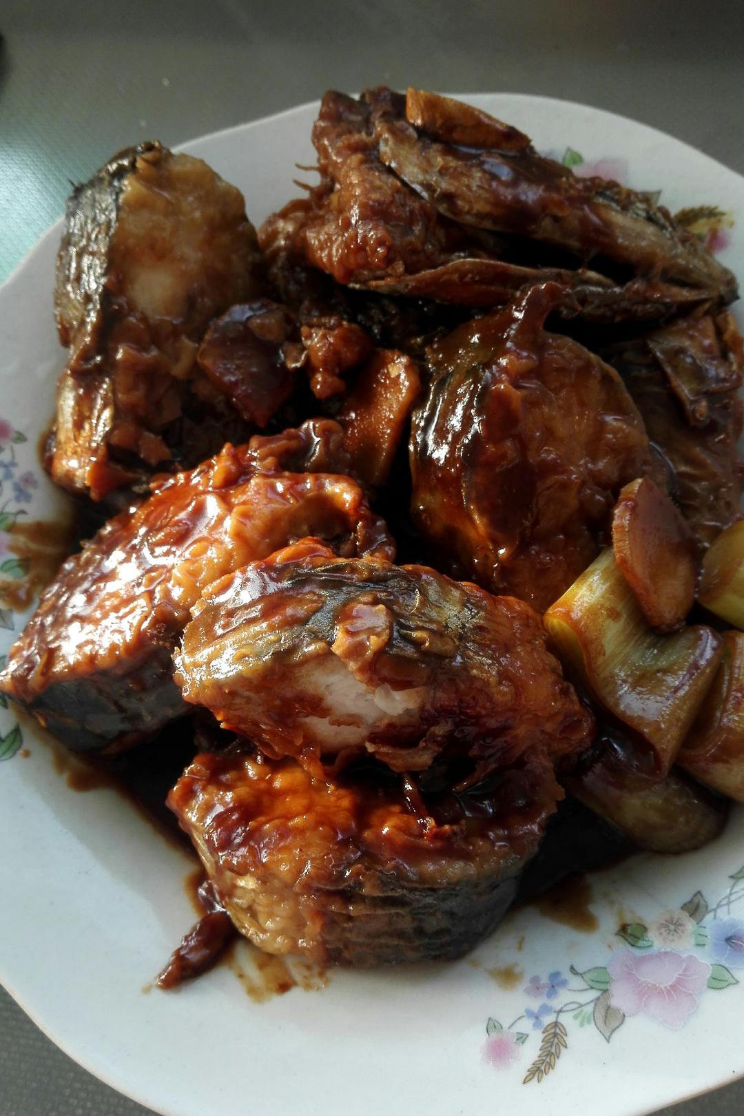 果妈做厨娘做的烧鲅鱼