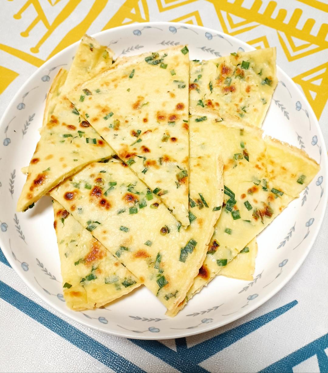 韭菜鸡蛋摊饼