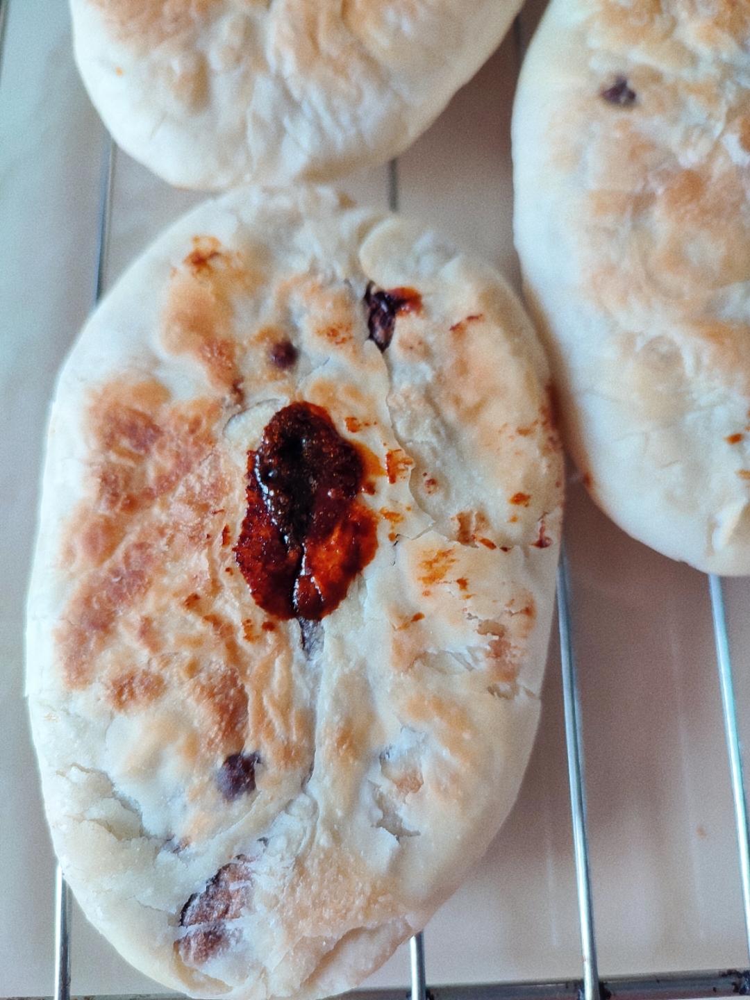 重磅炸弹  ‼️酥掉渣的蜜豆红糖酥饼  简单易做    新手💯百分百成功   附细节视频