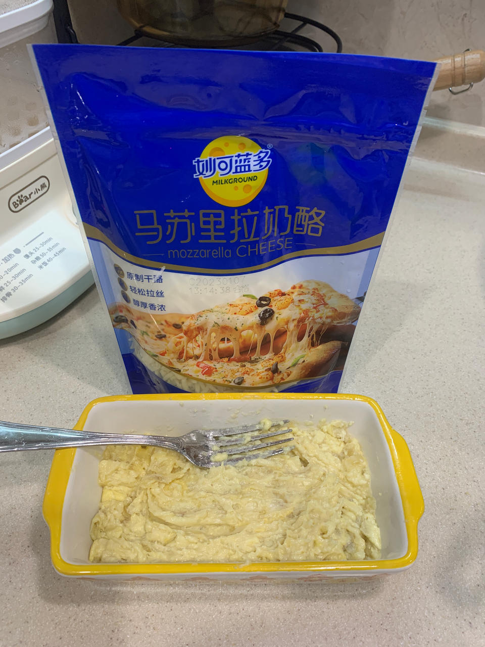 不能更简单的芝士焗榴莲