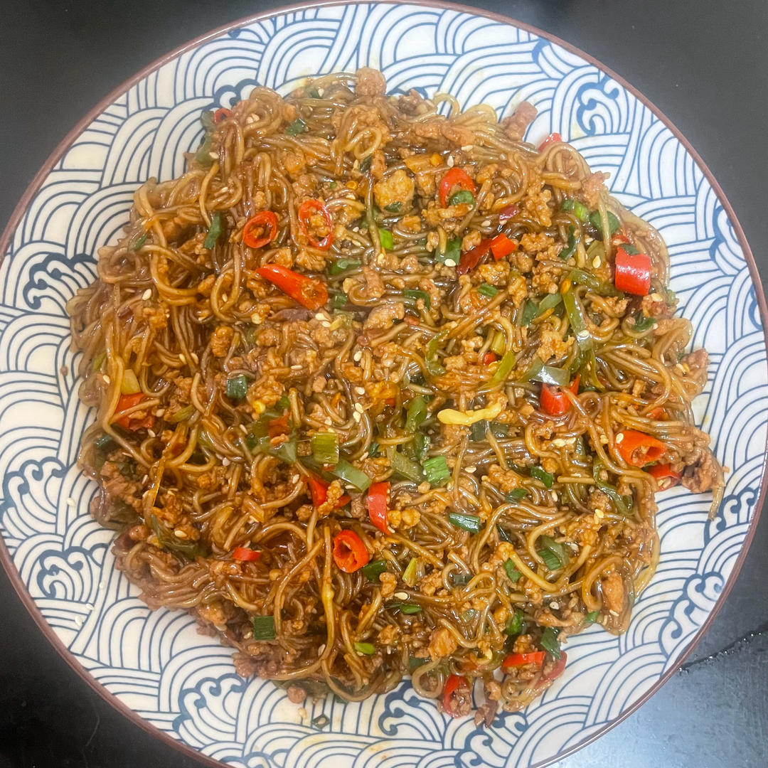 蚂蚁上树(肉末炒粉丝)超下饭‼️十分钟搞定