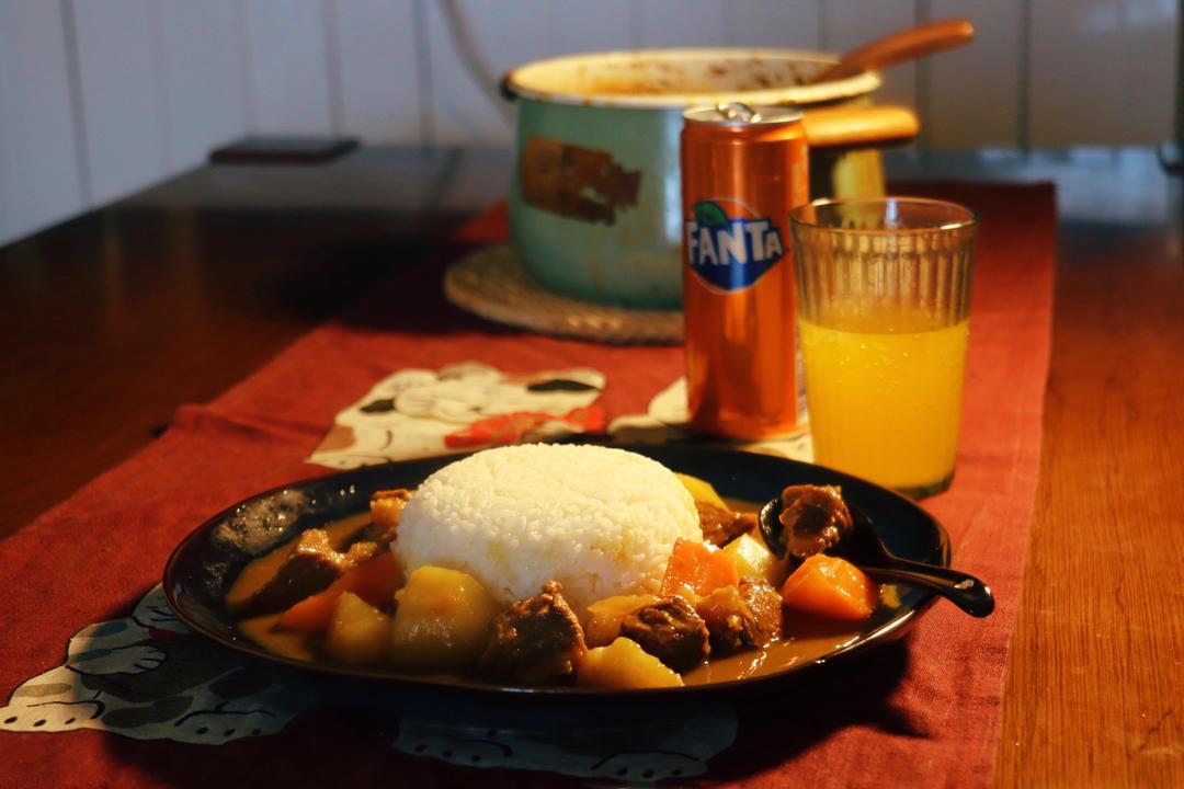 咖喱牛肉快手版