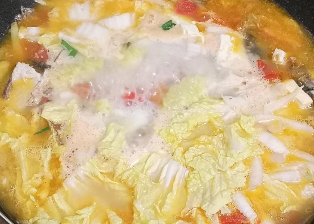 番茄豆腐鱼汤—好吃哭