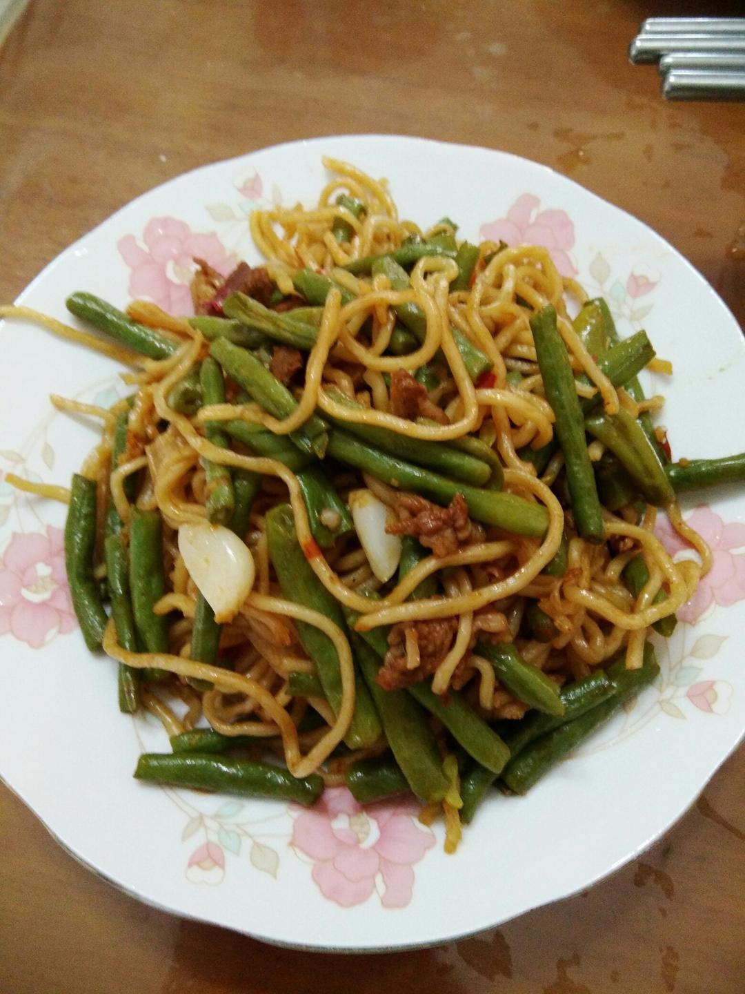 蒸面（四季豆焖面）