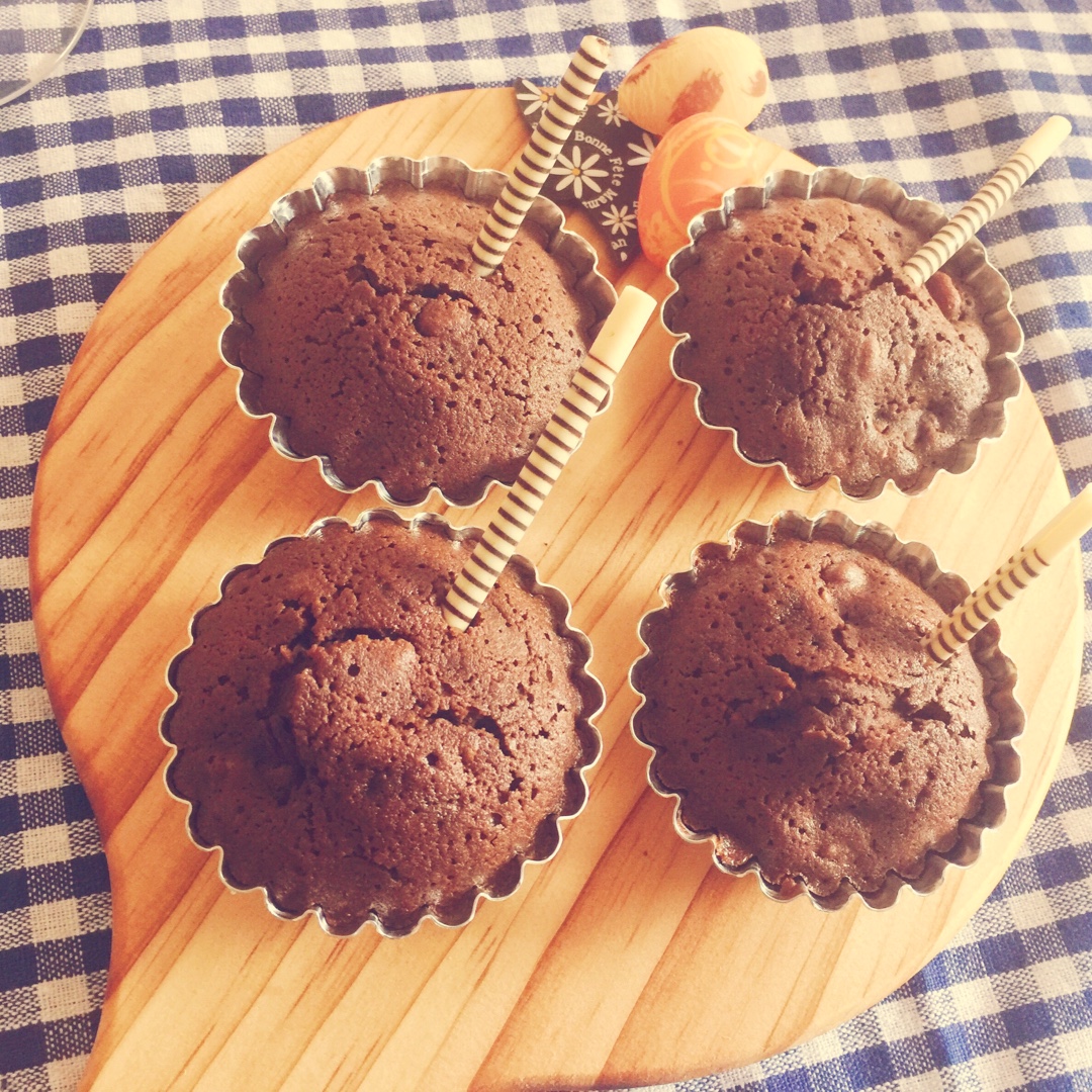 布朗尼杯子蛋糕