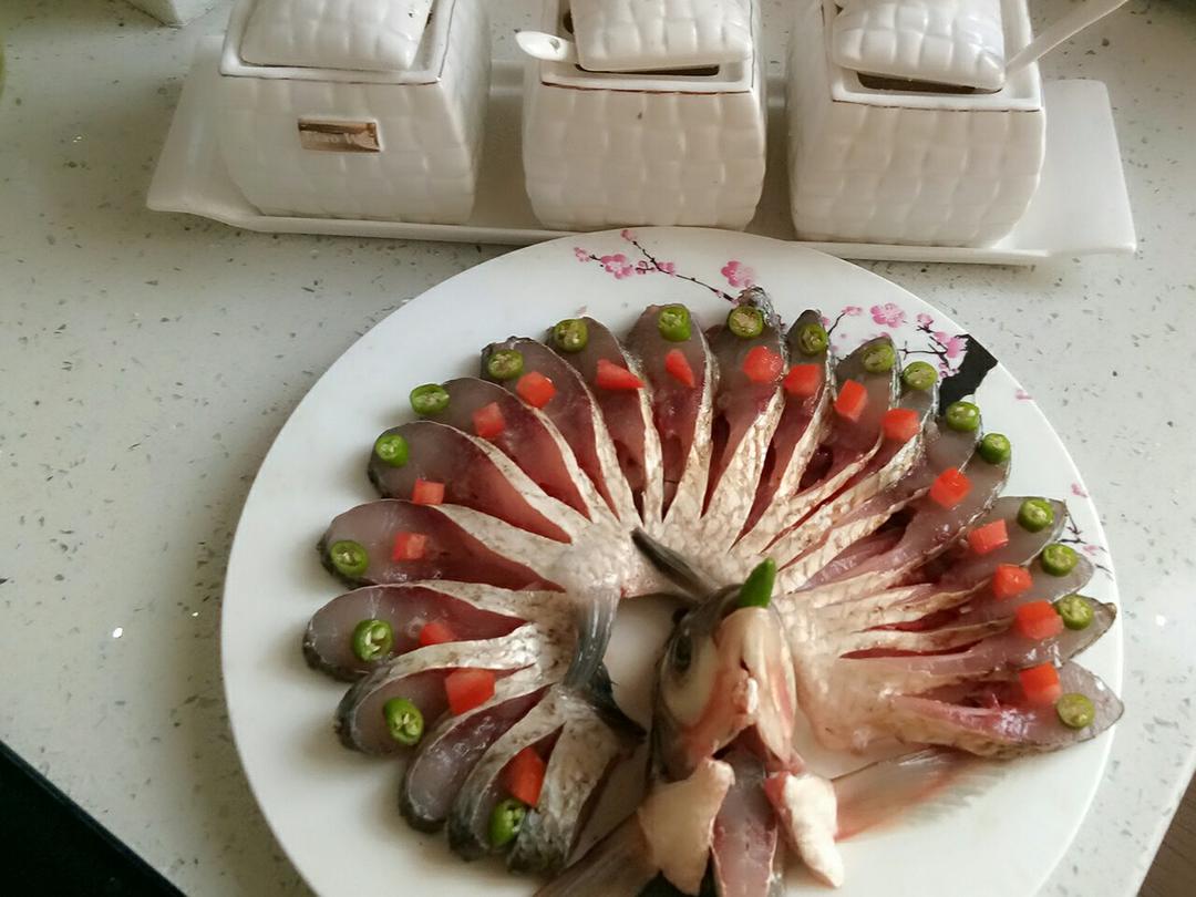 小忆123456做的孔雀开屏鱼.