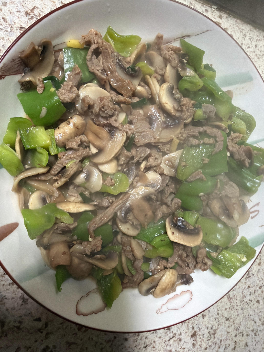 🔥口蘑炒牛肉✅低脂美味无敌嫩