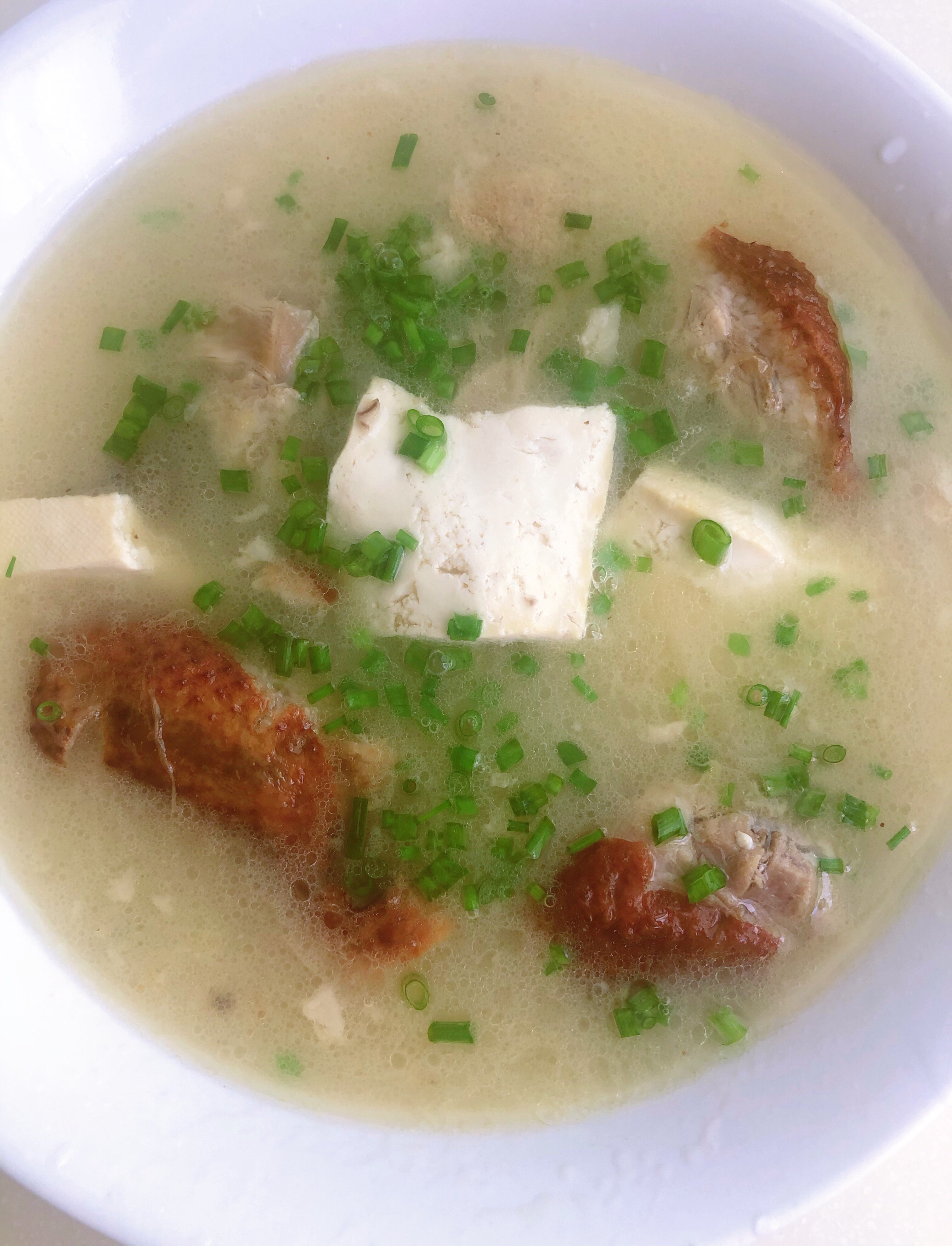 滋补养胃又美味的鸭架豆腐汤的做法