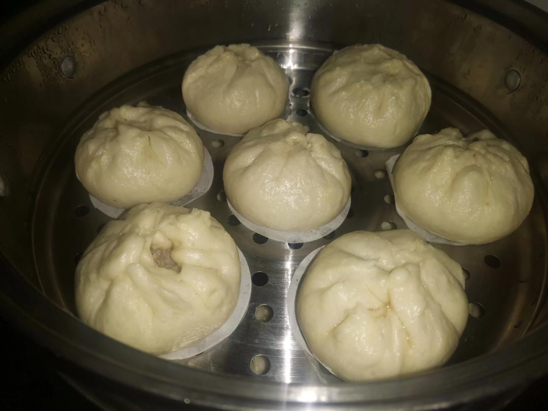 鲜肉包～一次发酵+巨好吃的肉馅