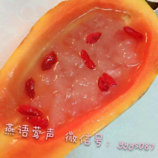 原盅木瓜炖燕窝