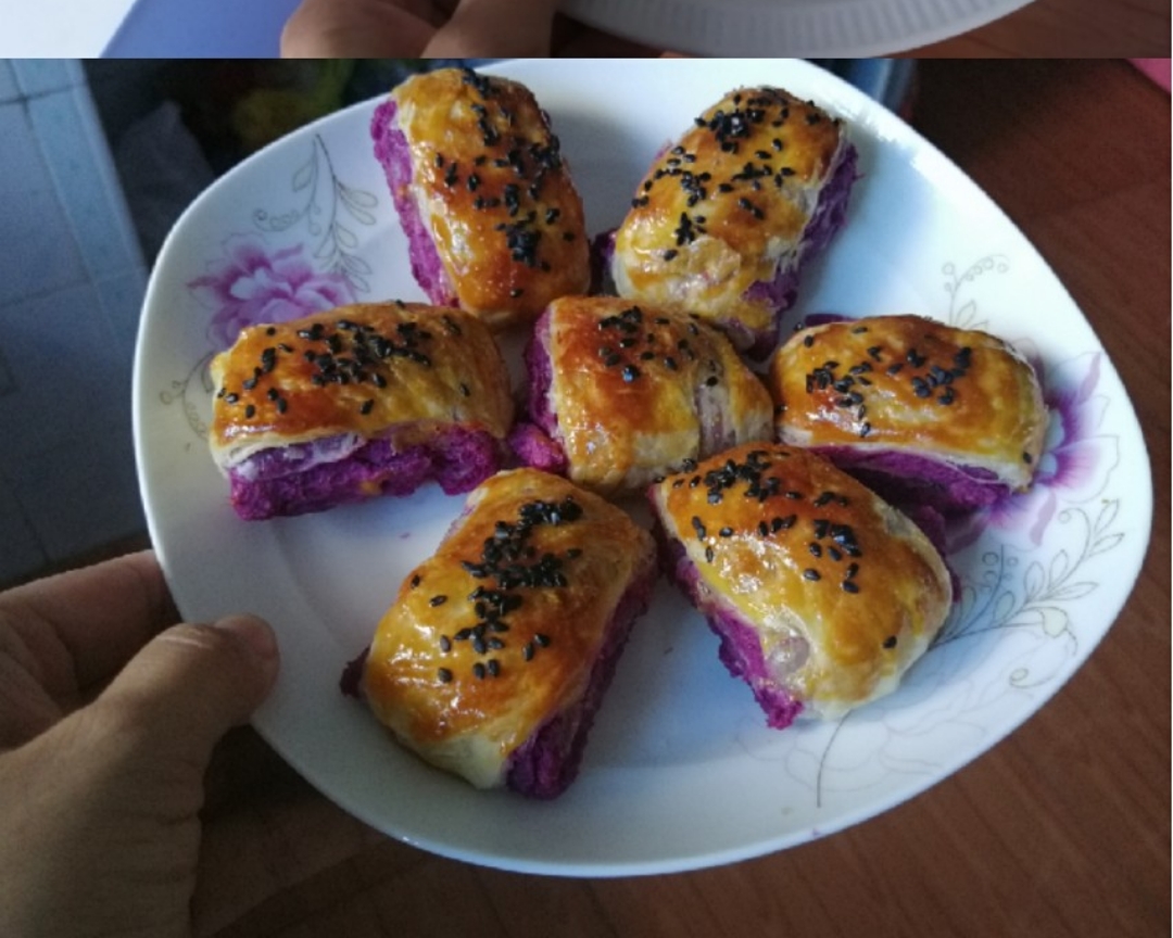 超简单紫薯派的做法