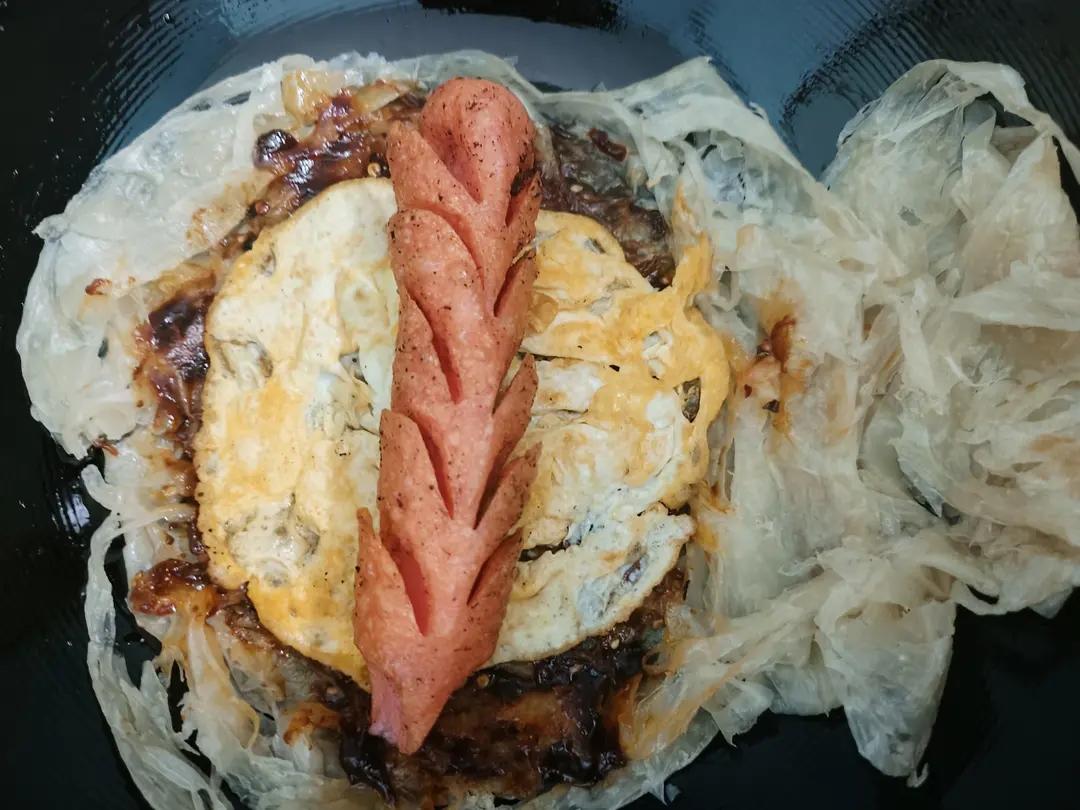 开店版第一次就成功的鸡蛋灌饼！刷酱配方