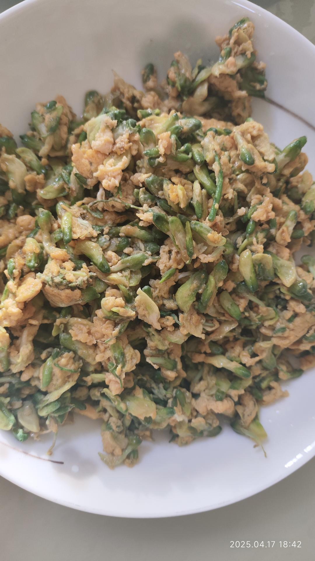 春日限定槐花炒鸡蛋