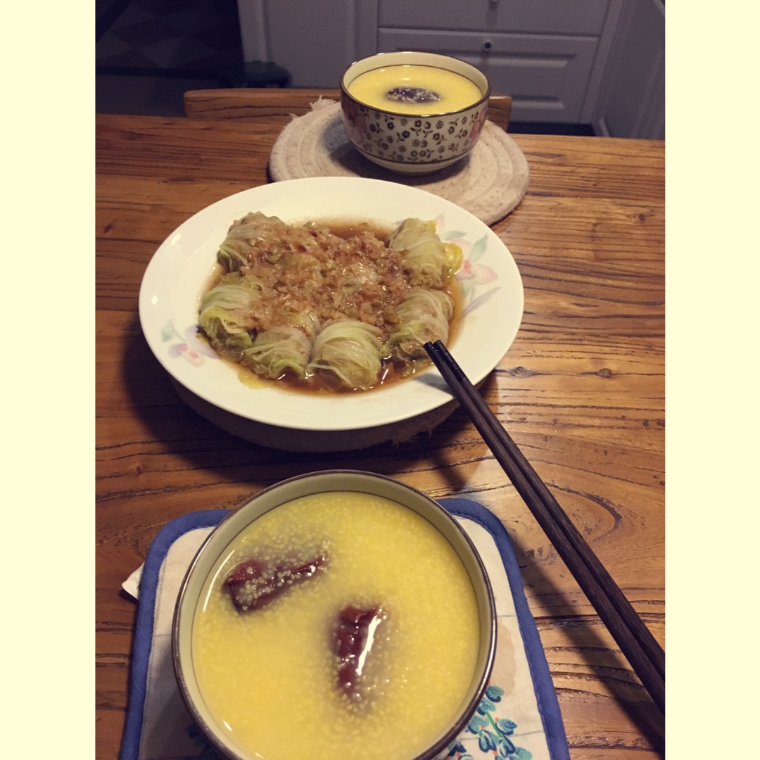 肉酿白菜卷