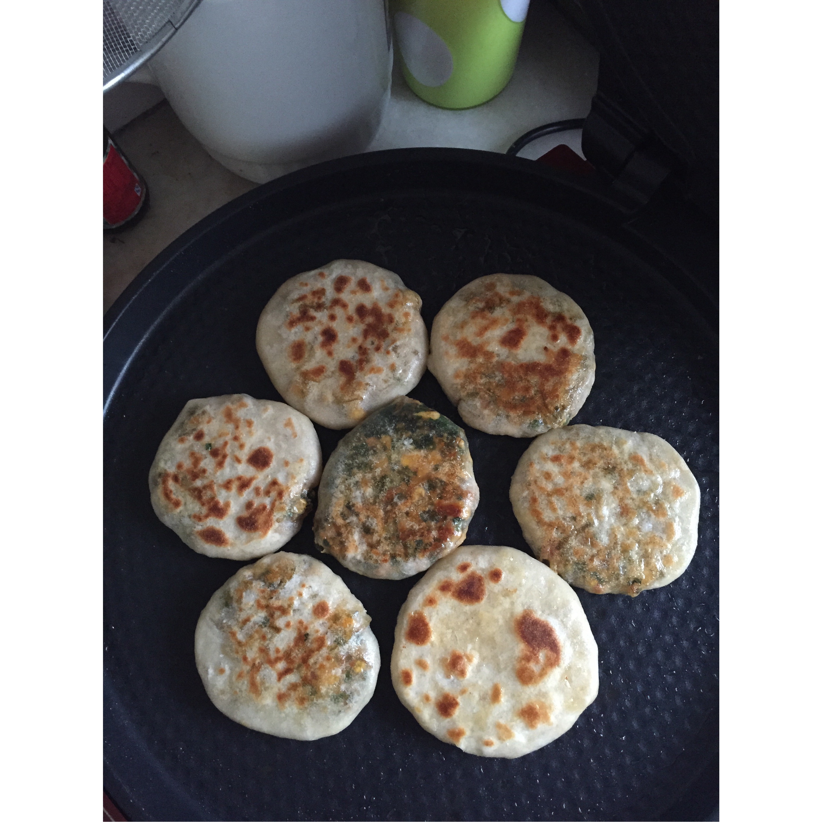 薄皮韭菜饼
