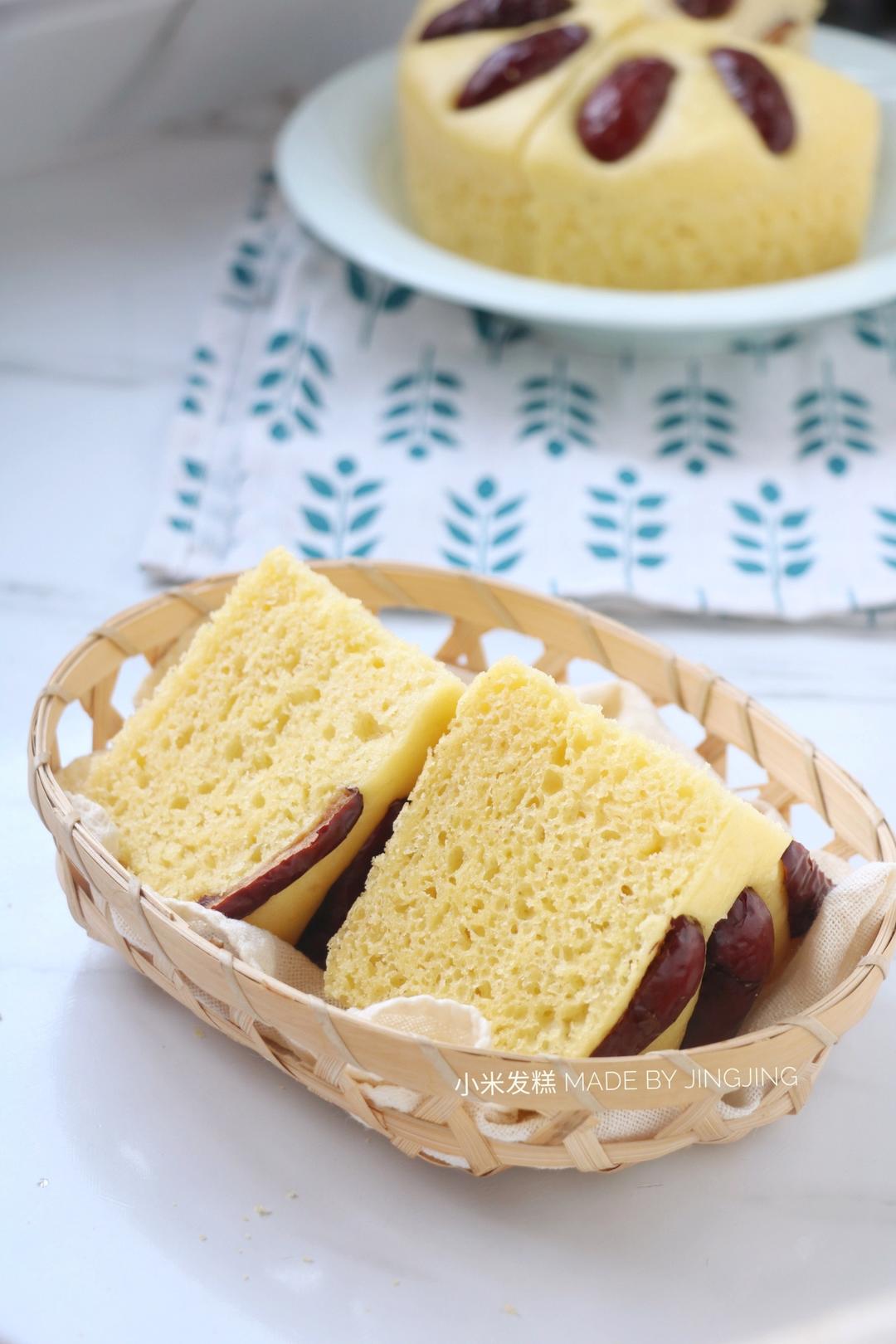 一次发酵快手小米发糕