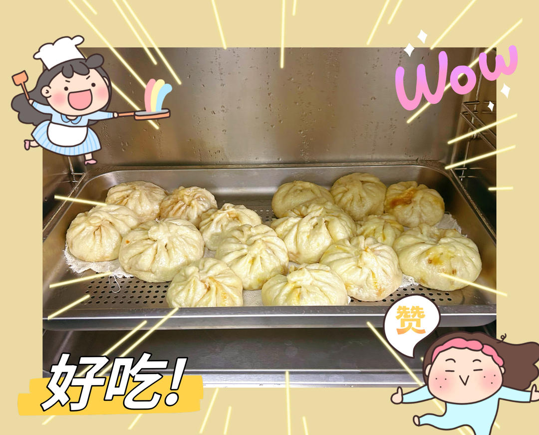 爸爸祖传的猪肉白菜馅大包子