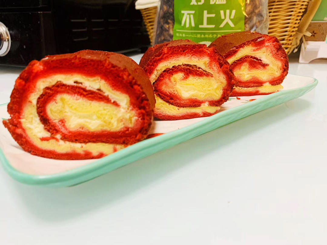 ㊙完美红丝绒旋风🌀蛋糕卷
