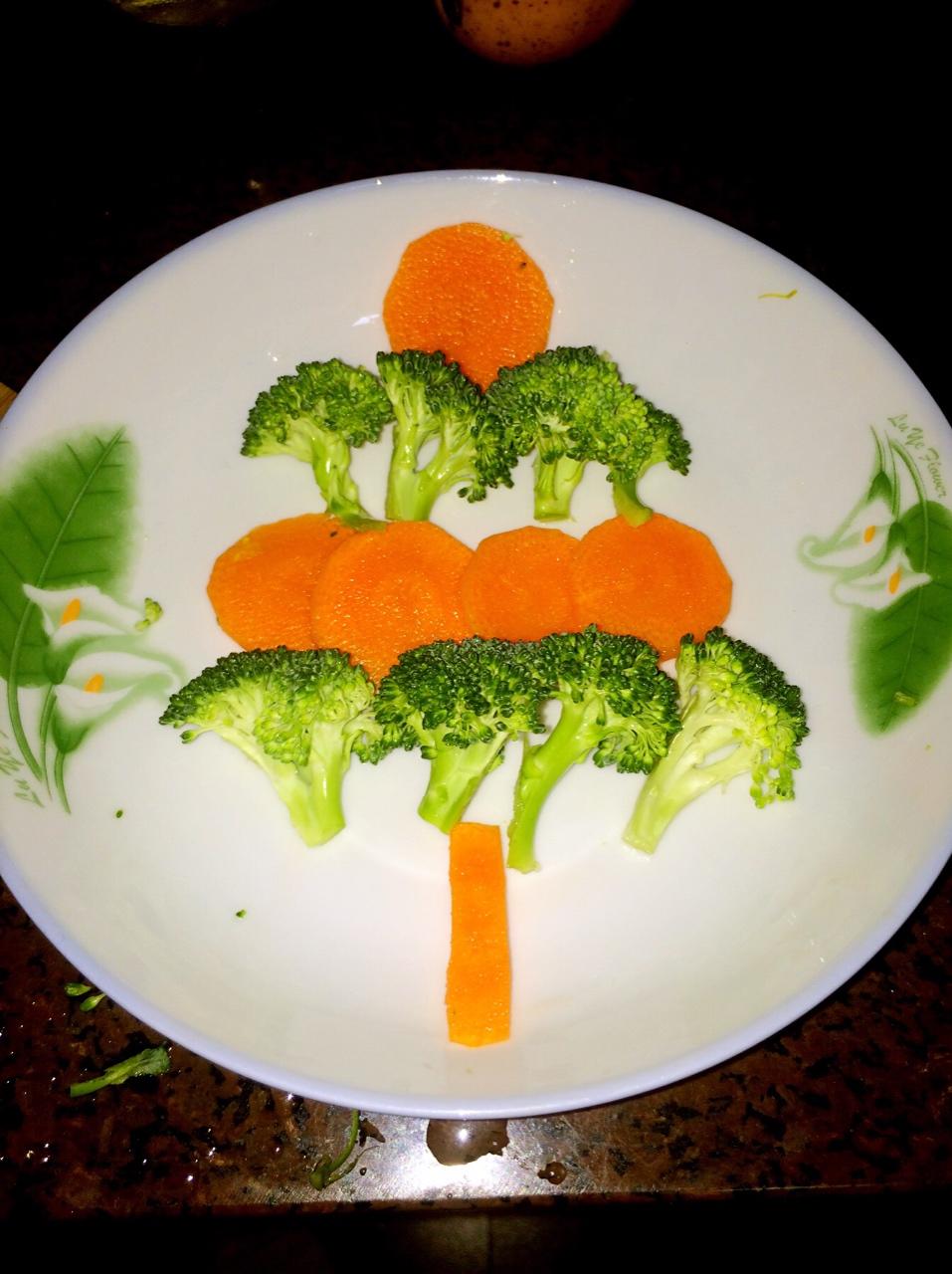 十二款圣诞树造型拼盘