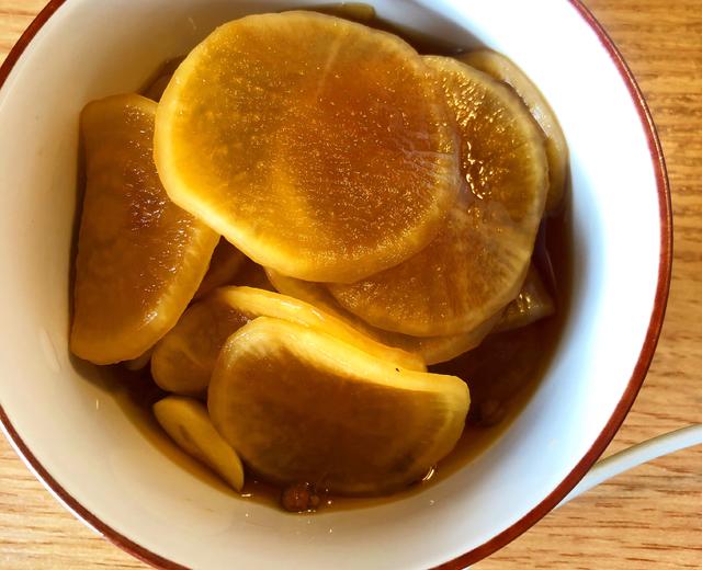 脆脆的腌萝卜的做法