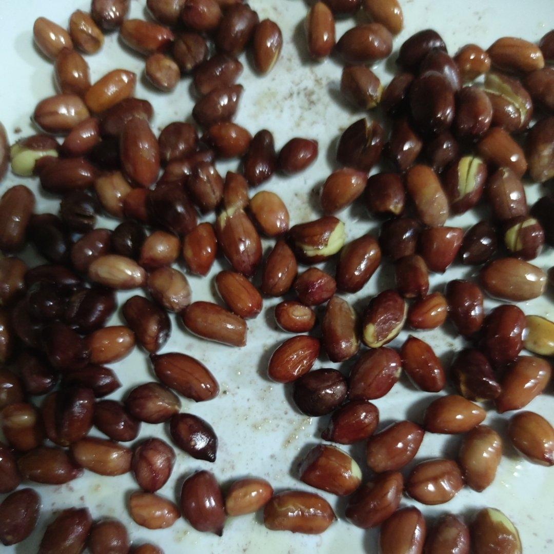 微波炉版炒花生米