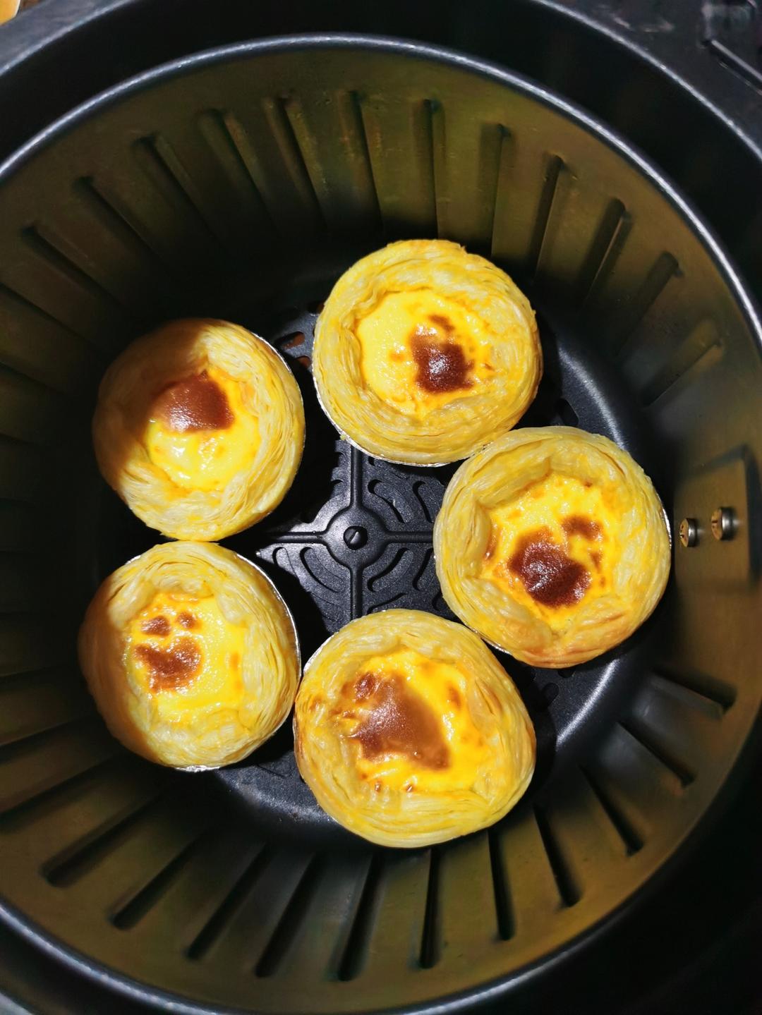 空气炸锅版全蛋葡式蛋挞『秒杀KFC』悠伴空气炸锅