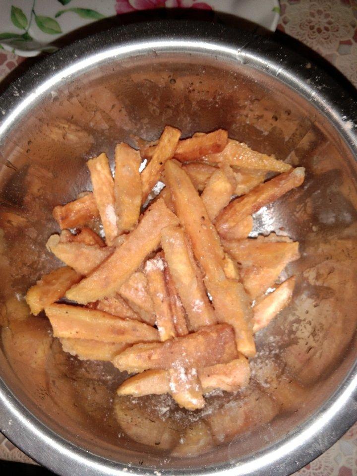 甘梅薯条（不可不试的酸甜开胃炸物）
