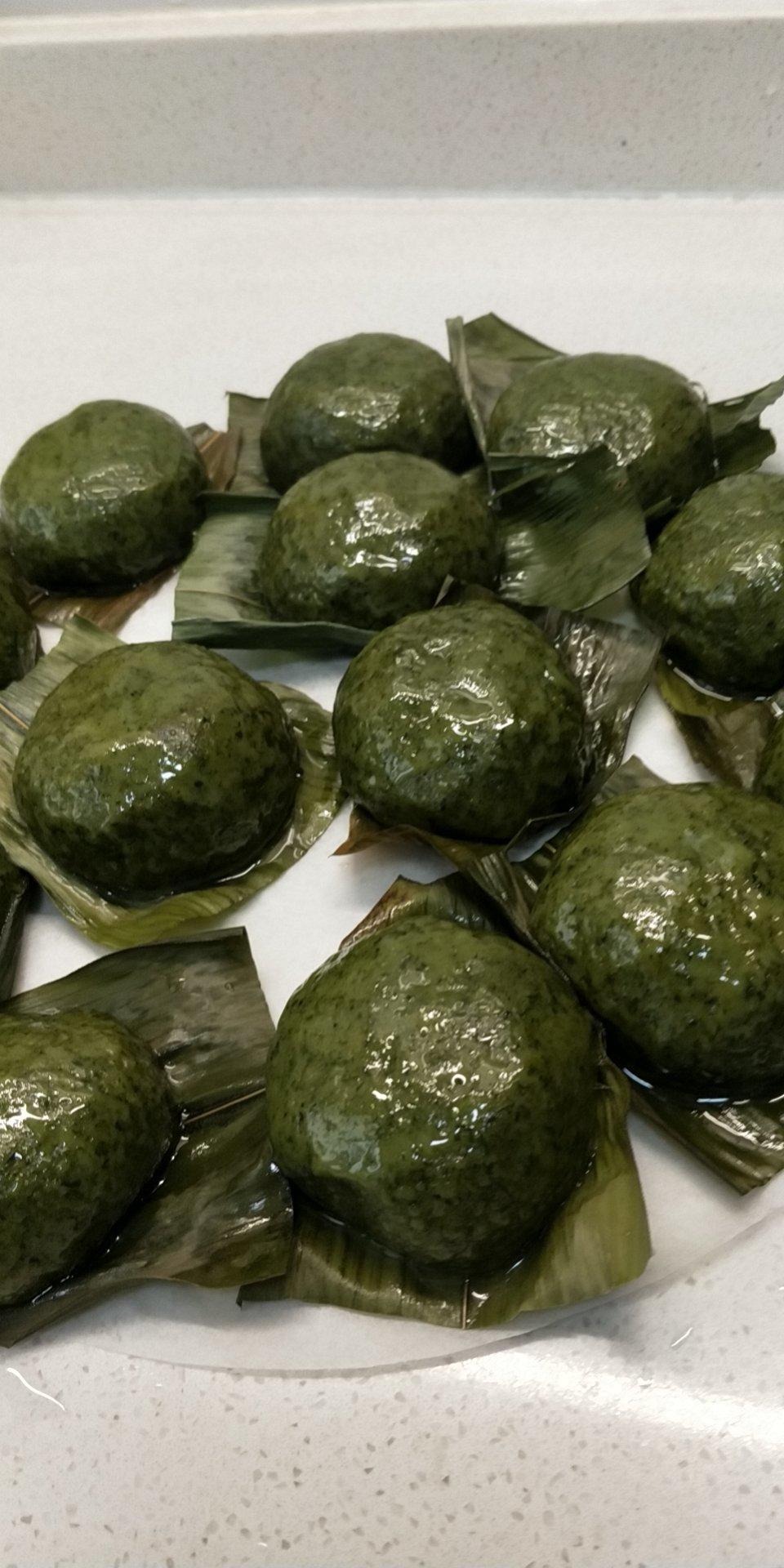 夏天的蚊子-2做的棉菜粑