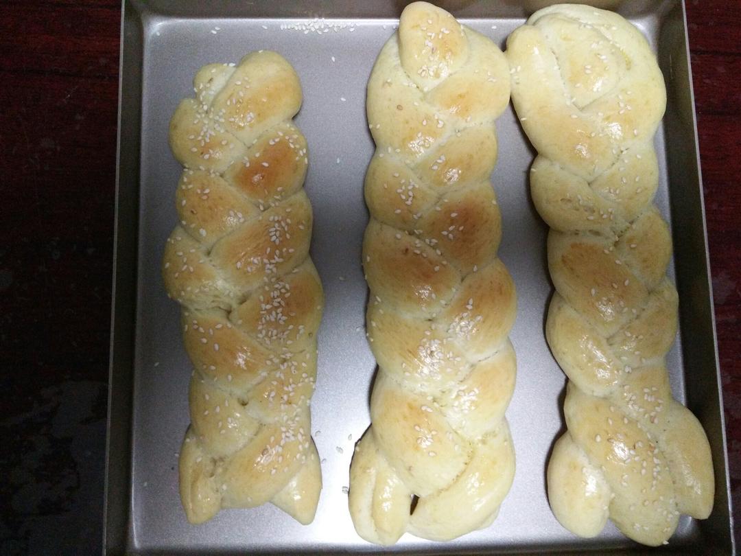 酸奶辫子面包（一次发酵）
