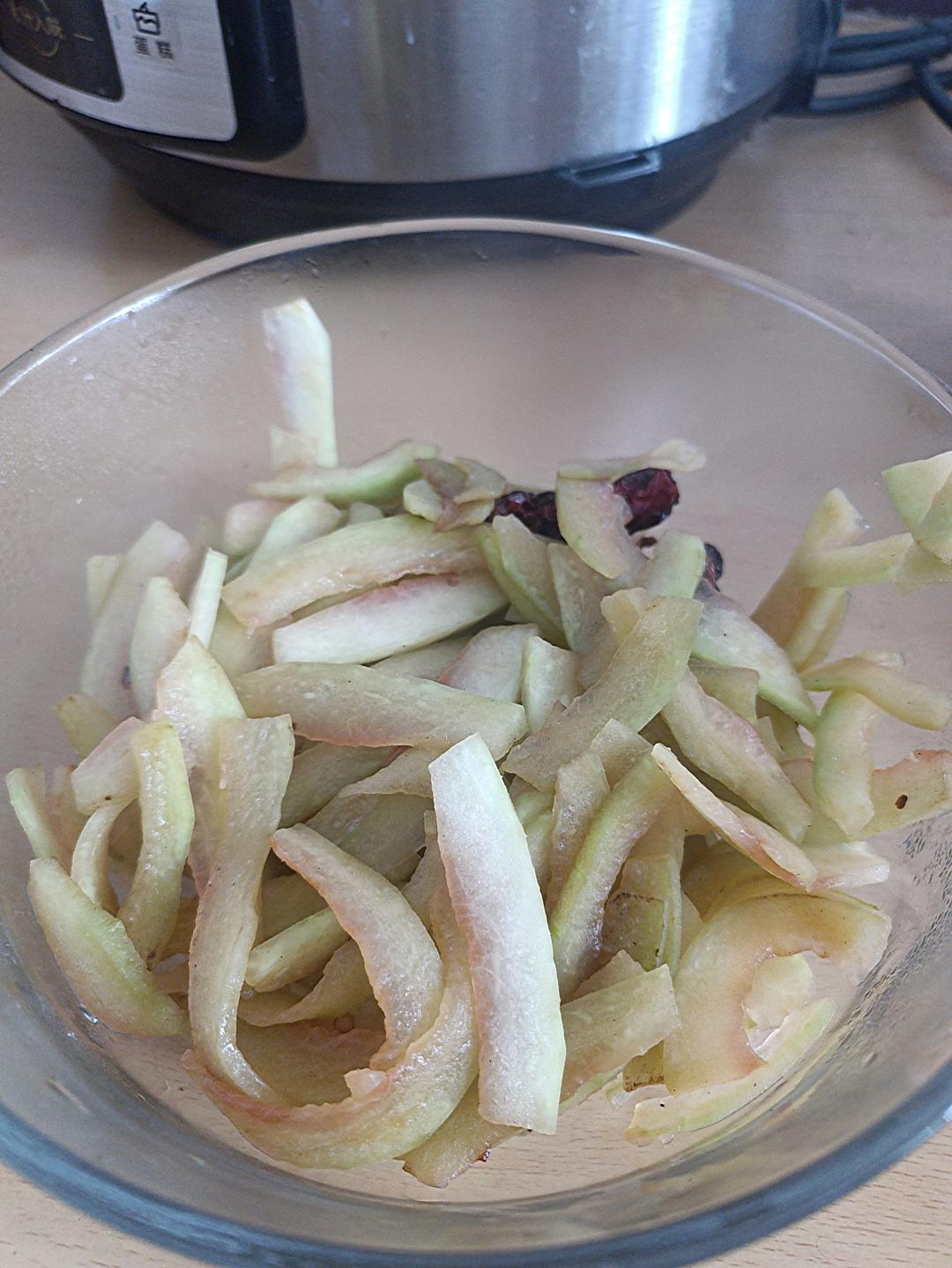清炒西瓜皮