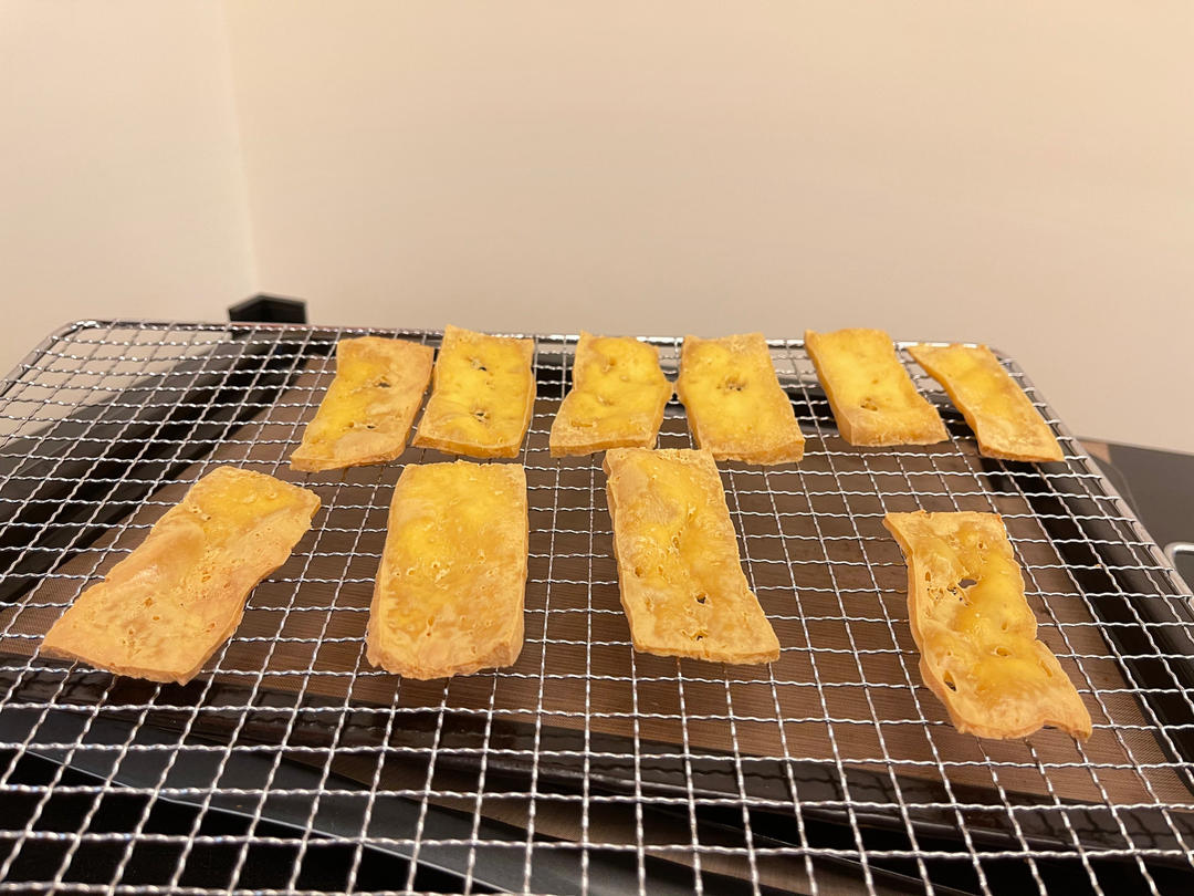 健康低卡低脂小零食—烤冻豆腐