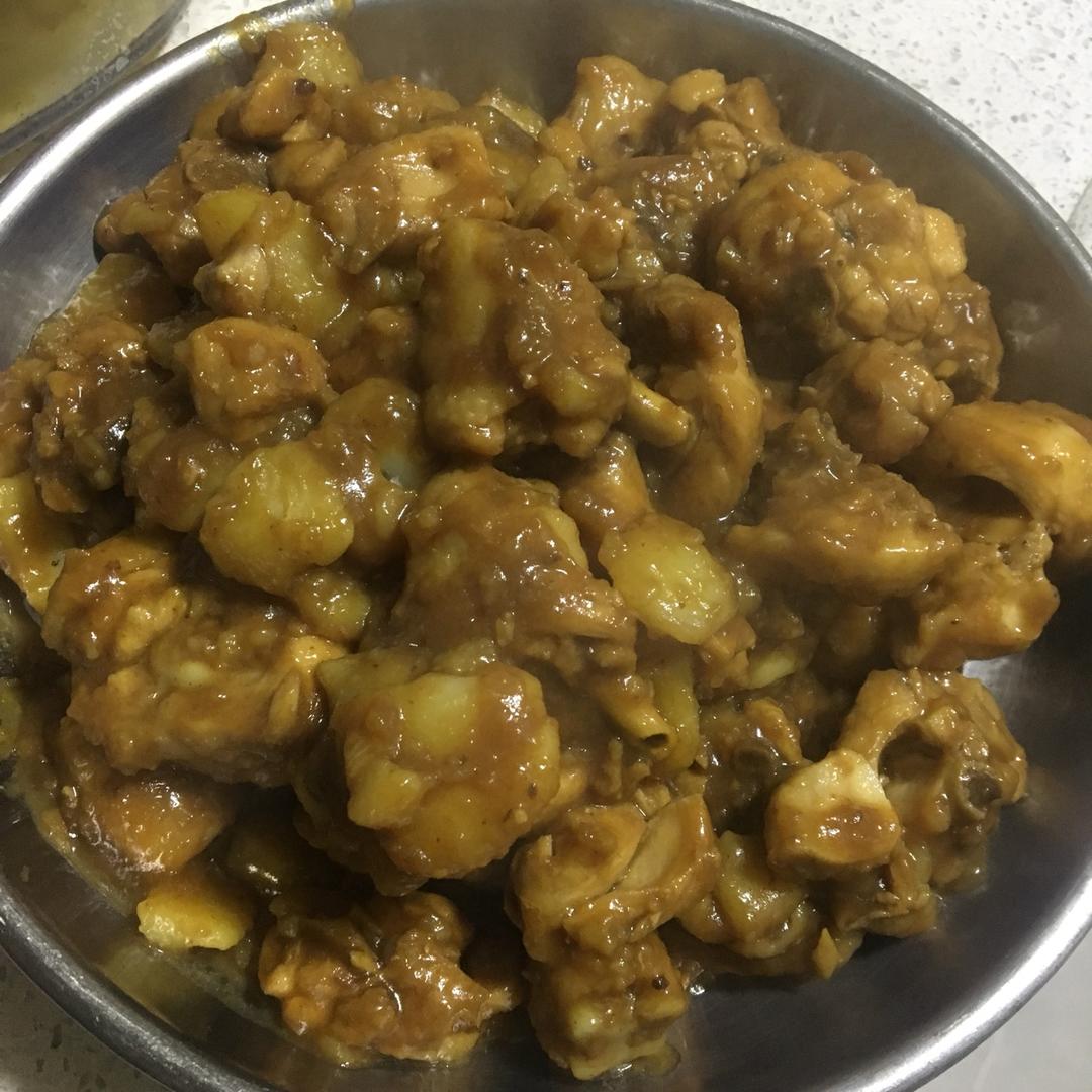 土豆焖鸡腿