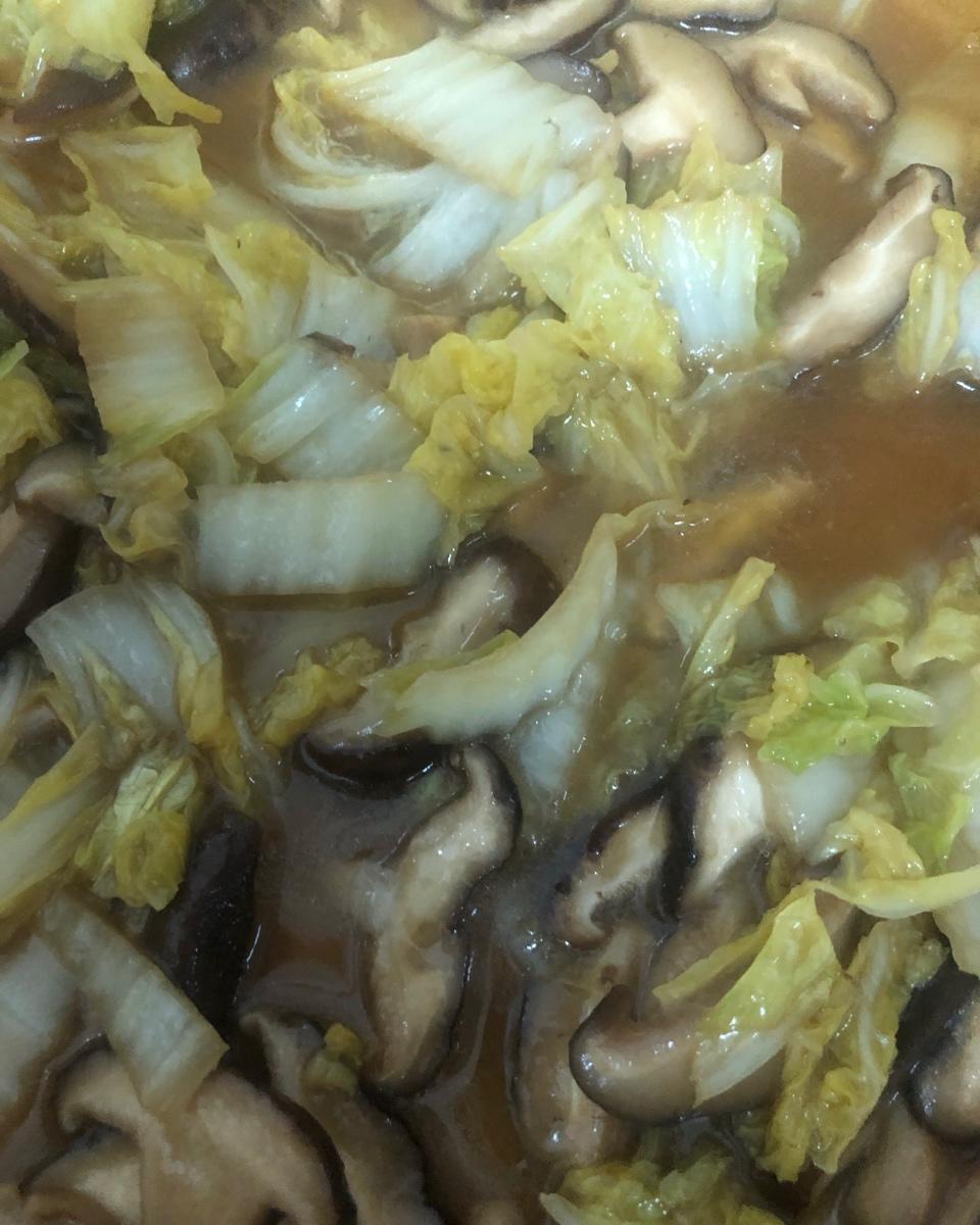 香菇烩大白菜