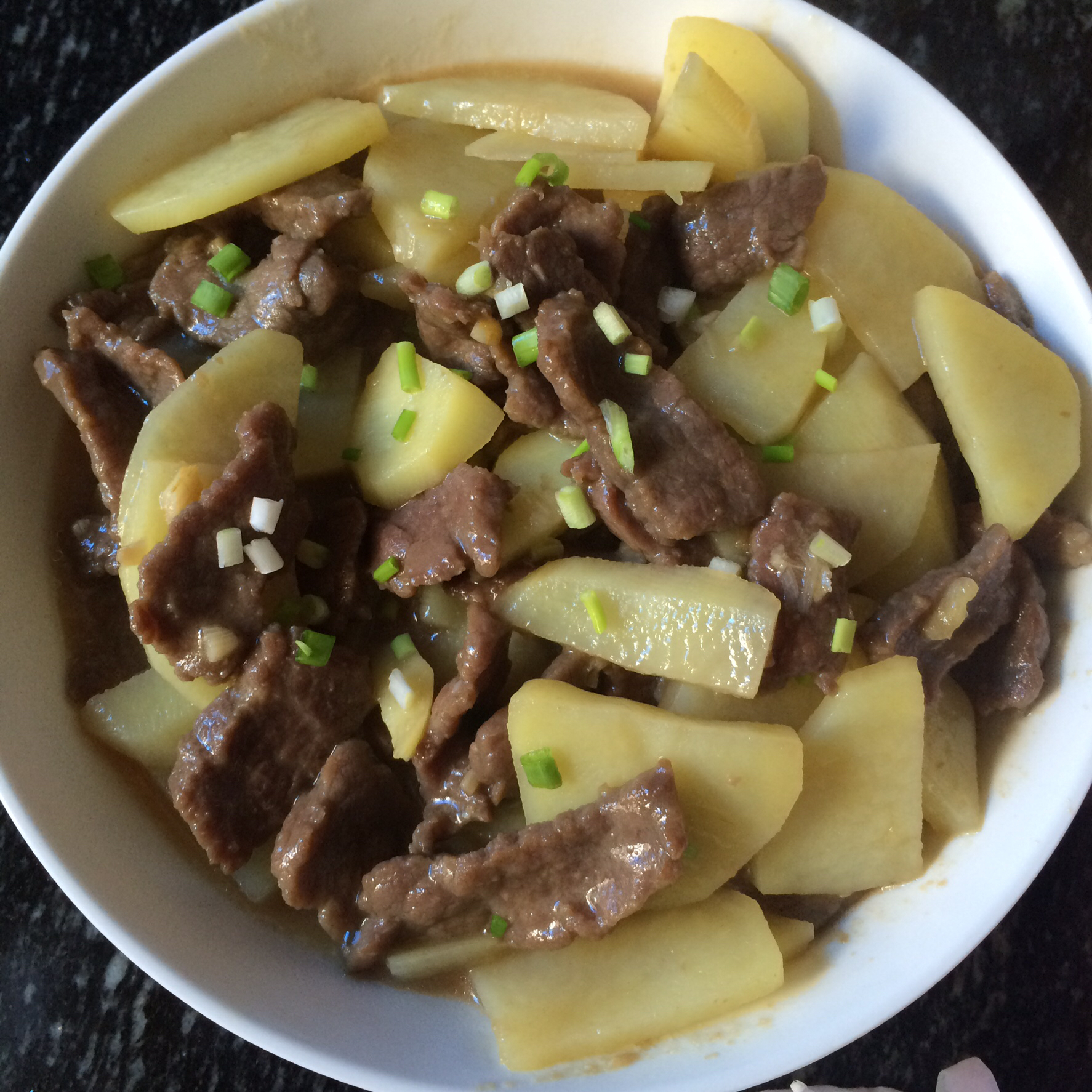 土豆炒牛肉