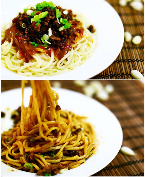 肉末芽菜凉面——五分钟万能肉臊