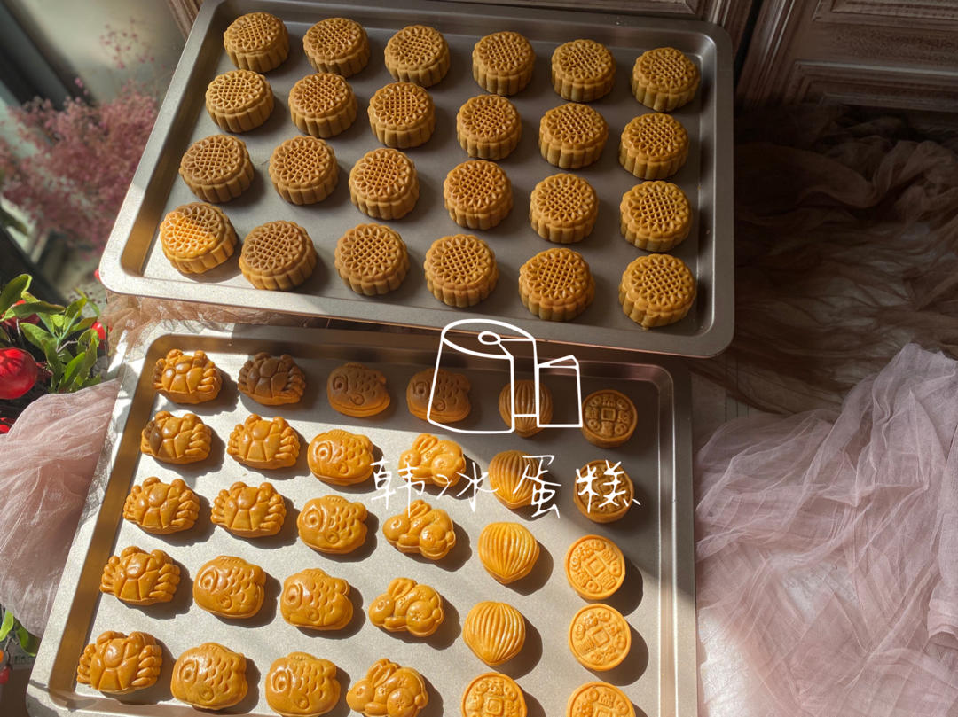 椰蓉奶香月饼（多次实验，配方超好用！）