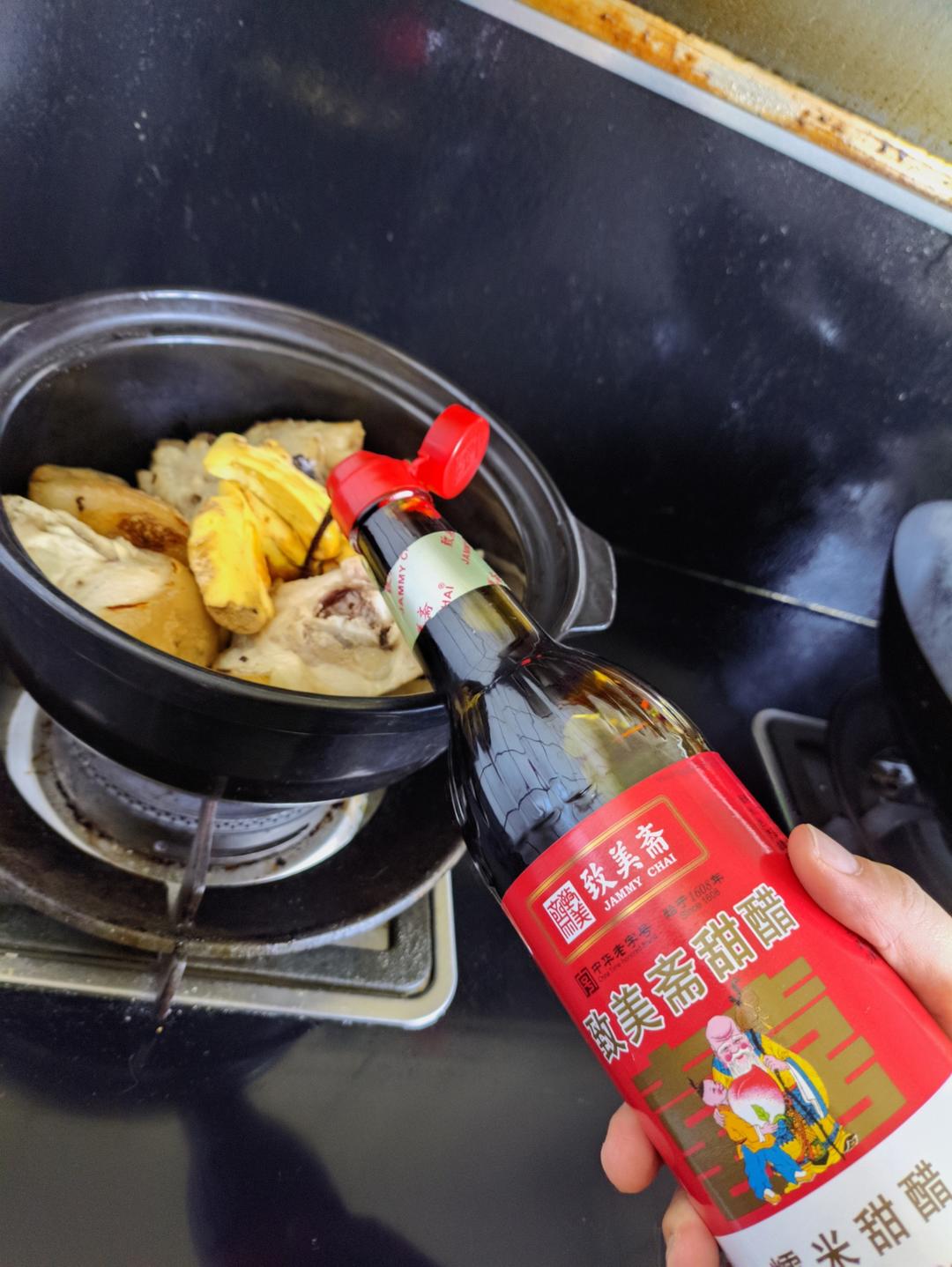 自己吃的猪脚姜