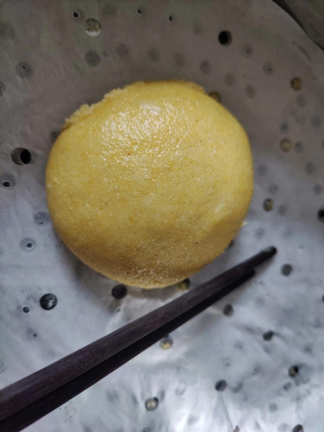 奶香玉米面馒头