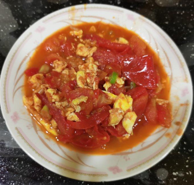鸡蛋炒西红柿i