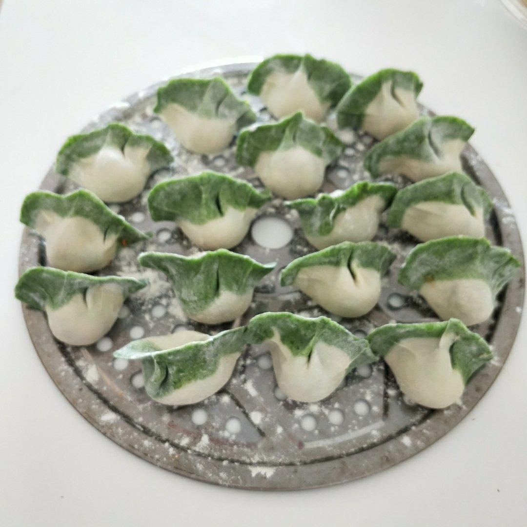 翡翠白玉白菜饺子详细版（附翡翠白玉白菜饺子包法，翡翠白玉饺子皮两种制法，面包机和面，翡翠白玉烧卖，各种馅料搭配）