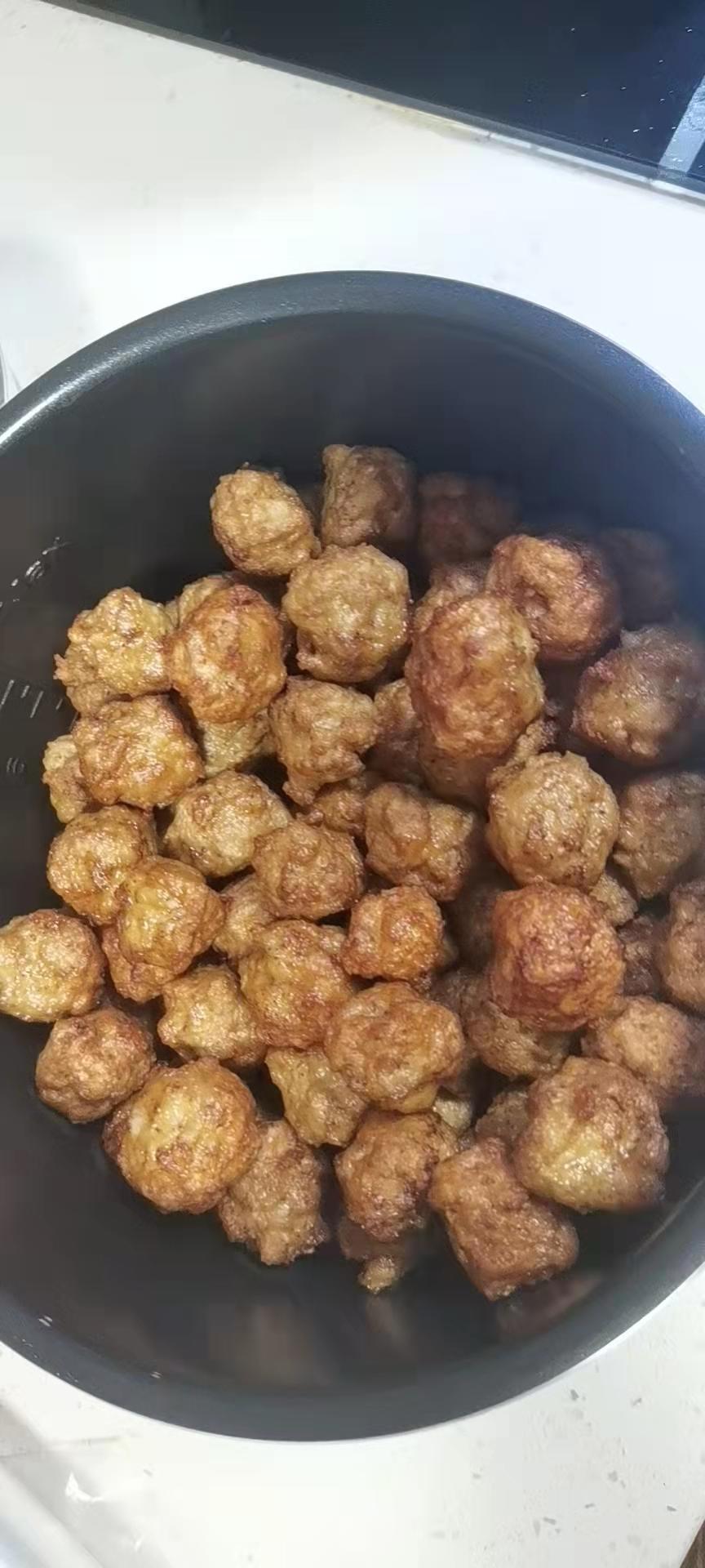 炸马蹄猪肉丸子