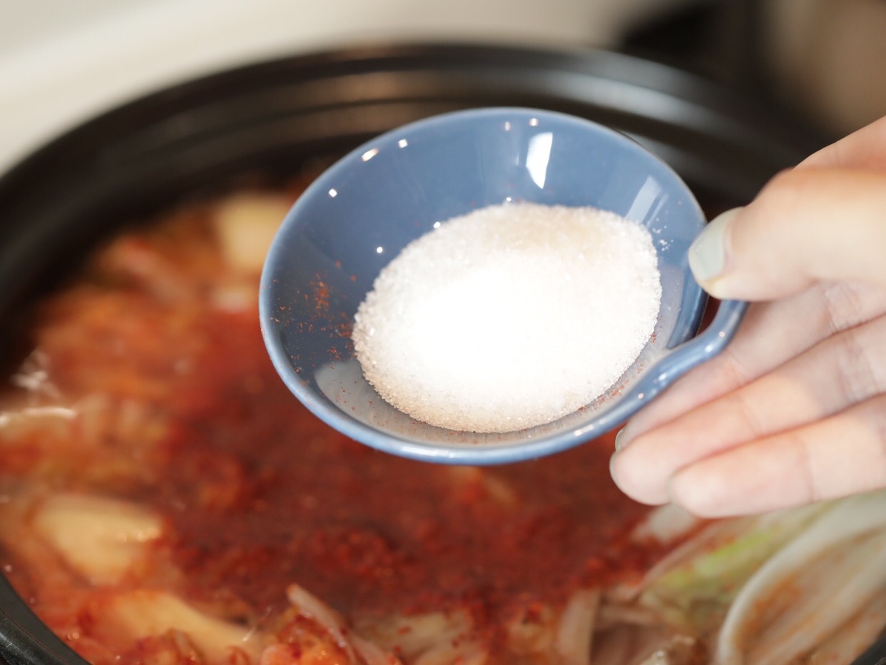 米饭绝配❗️一学就会的辣白菜豆腐汤🔥的做法 步骤13