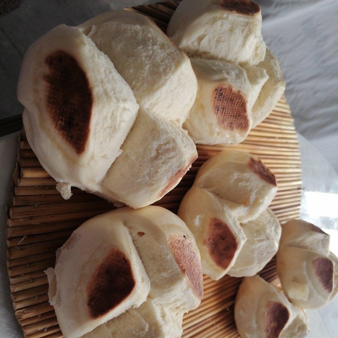 不加一滴水的奶香开花大馒头