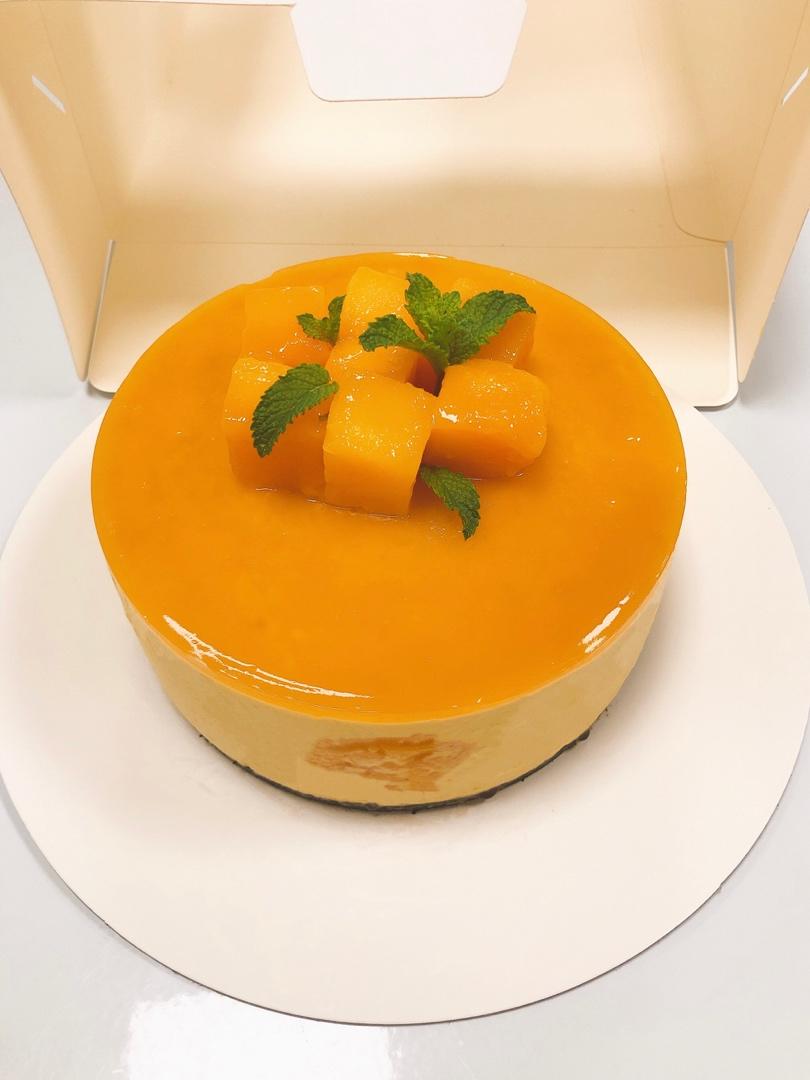 【视频】芒果慕斯（6寸） | 含镜面果胶配方