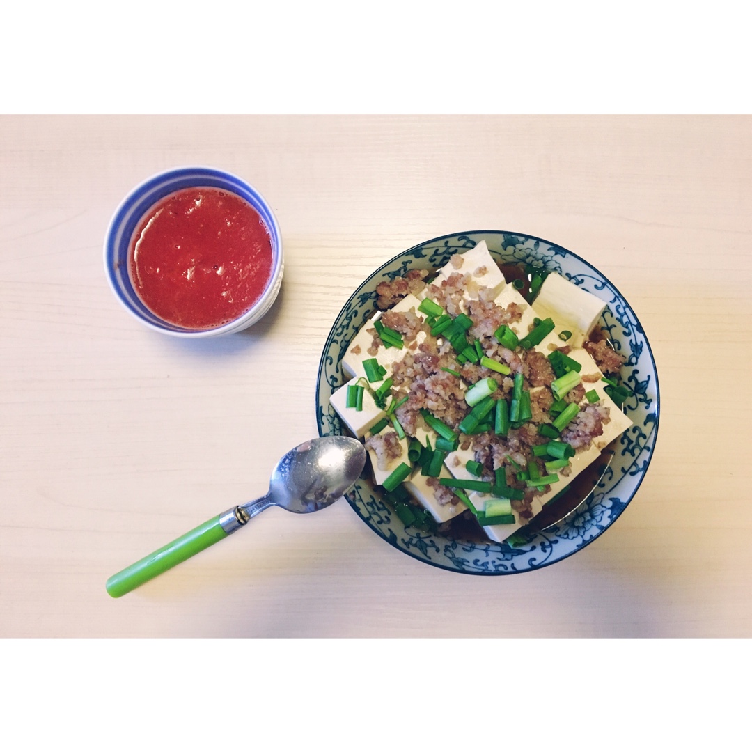 肉末蒸豆腐