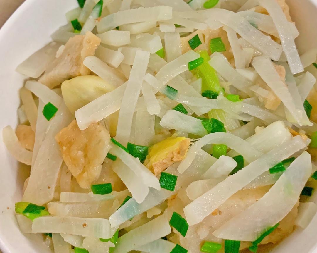 萝卜丝炒肉糕的做法